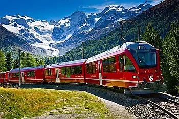 Bernina Express Train Switzerland