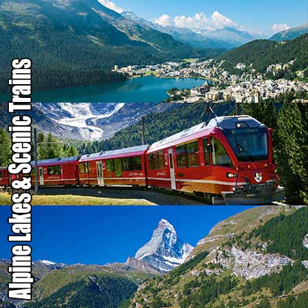 Image: Alpine Lakes and Scenic Trains